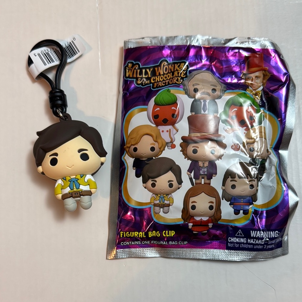 Willy Wonka Figural Bag Clip
